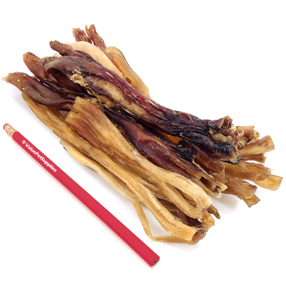 Beef Tendons For Dogs, Jumbo, Varied Shapes, 20 Pound WHOLESALE PACK - All Natural Dog Treats, Pure Beef Tendons, Rawhide Alternative, Grain Free 